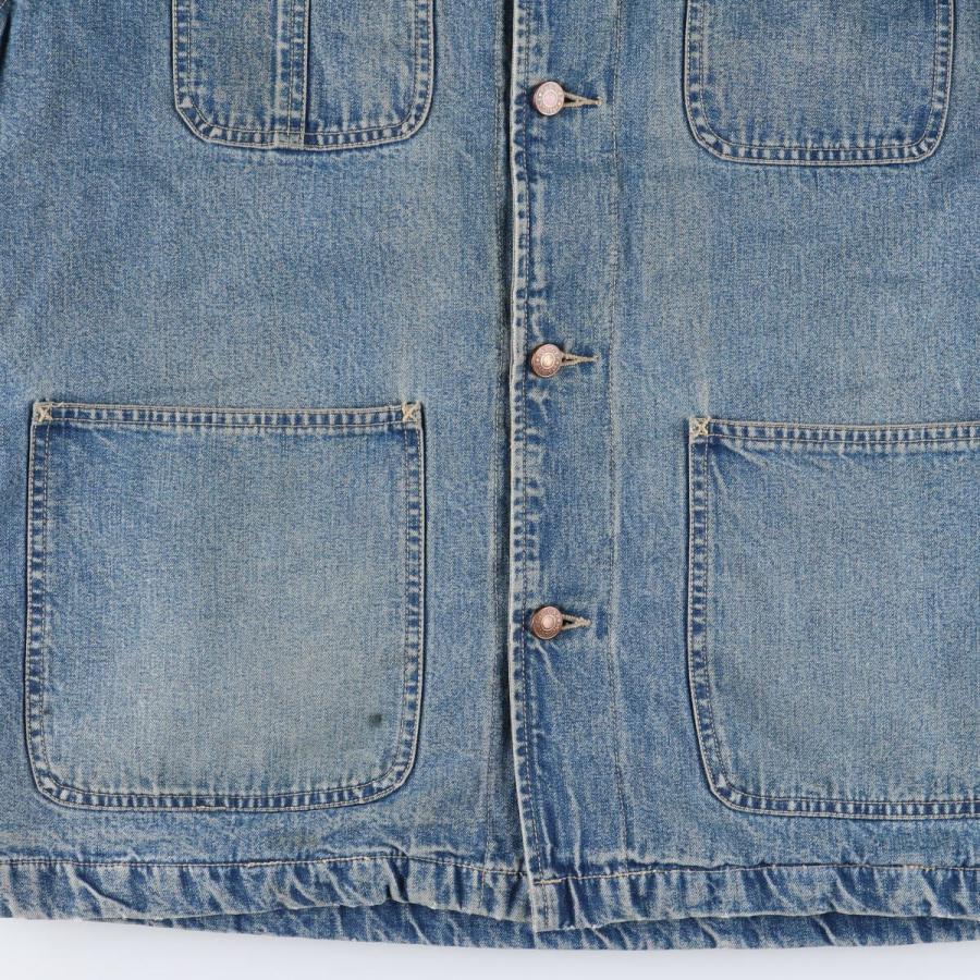 【90’s】【美品】 JEANS デニムカバーオール XL GAP 古着 90年代~ ギャップ BLUE JEANS デニムカバーオール