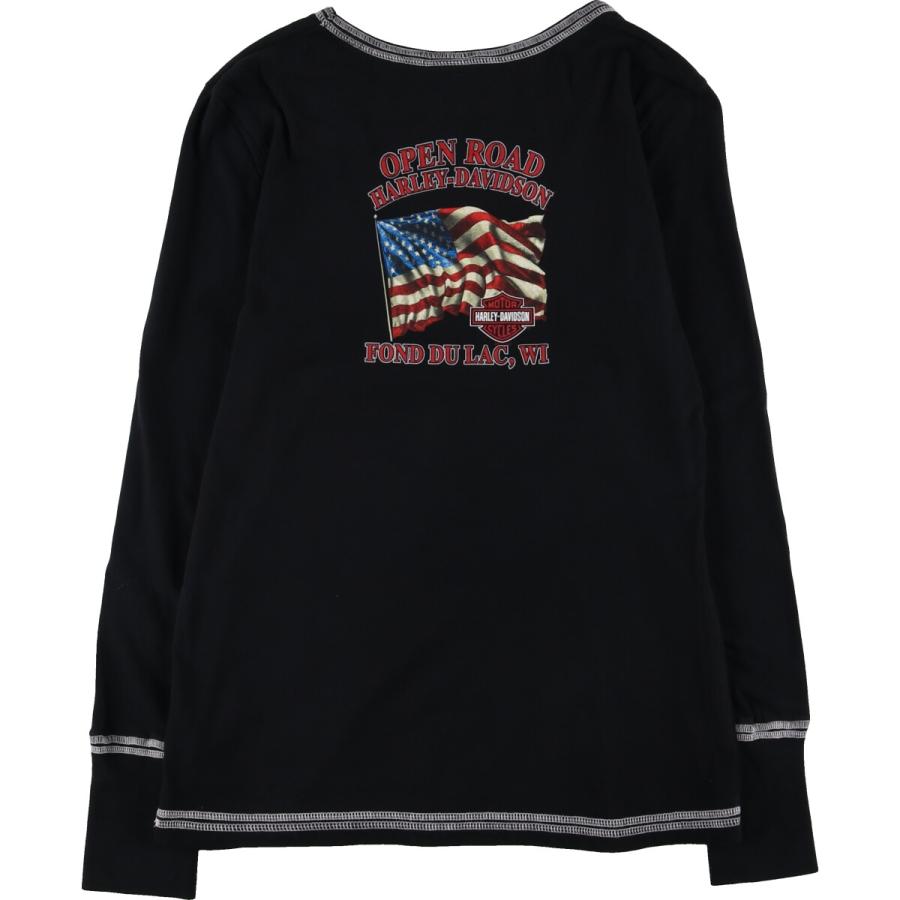 Harley Davidson - 古着 ハーレーダビッドソン Harley-Davidson ロングTシャツ ロンT レディースL相当 /eaa410121 Harley Davidson - 古着 ハーレーダビッドソン Harley-Davidson