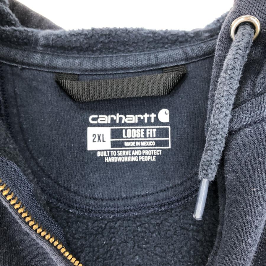 古着 カーハート Carhartt スウェットフルジップパーカー メンズXXL /eaa413324｜jamtrading1｜03