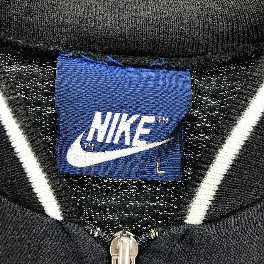 NIKE 古着 80年代 ナイキ 紺タグ フルジップスウェットシャツ  