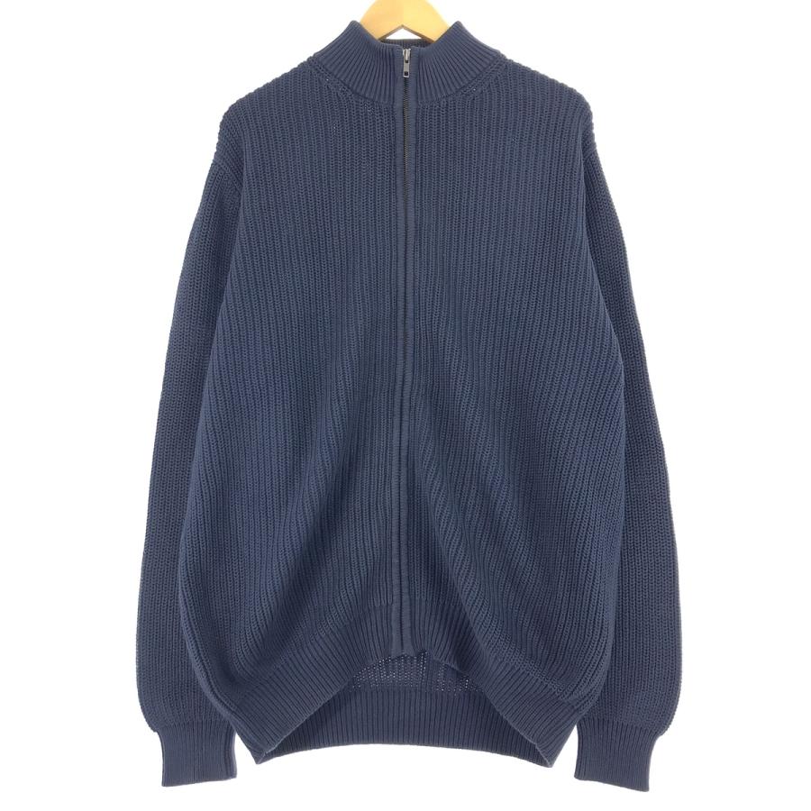 古着 エルエルビーン L.L.Bean リブ編み ドライバーズニットセーター 