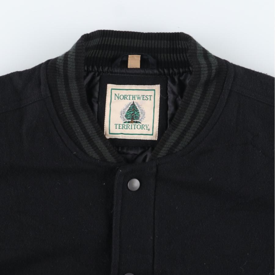 古着 NORTHWEST TERRITORY ウールスタジャン アワードジャケット バー 