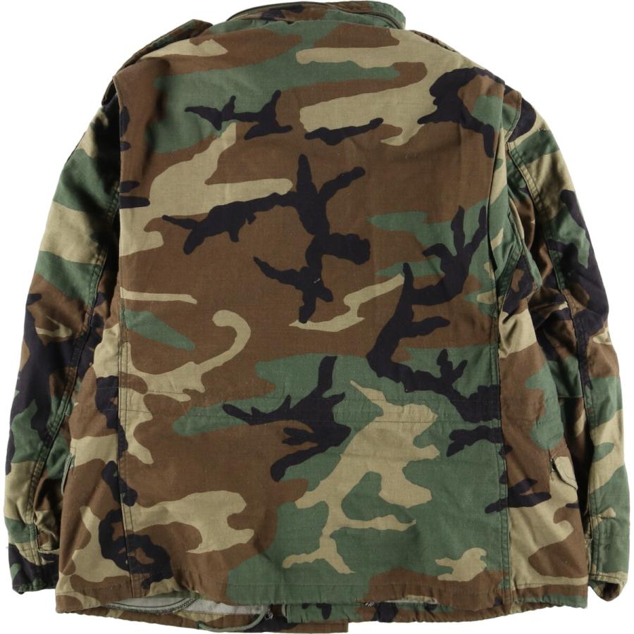 古着 90年代 米軍実品 M-65 迷彩柄 ウッドランドカモ ミリタリー
