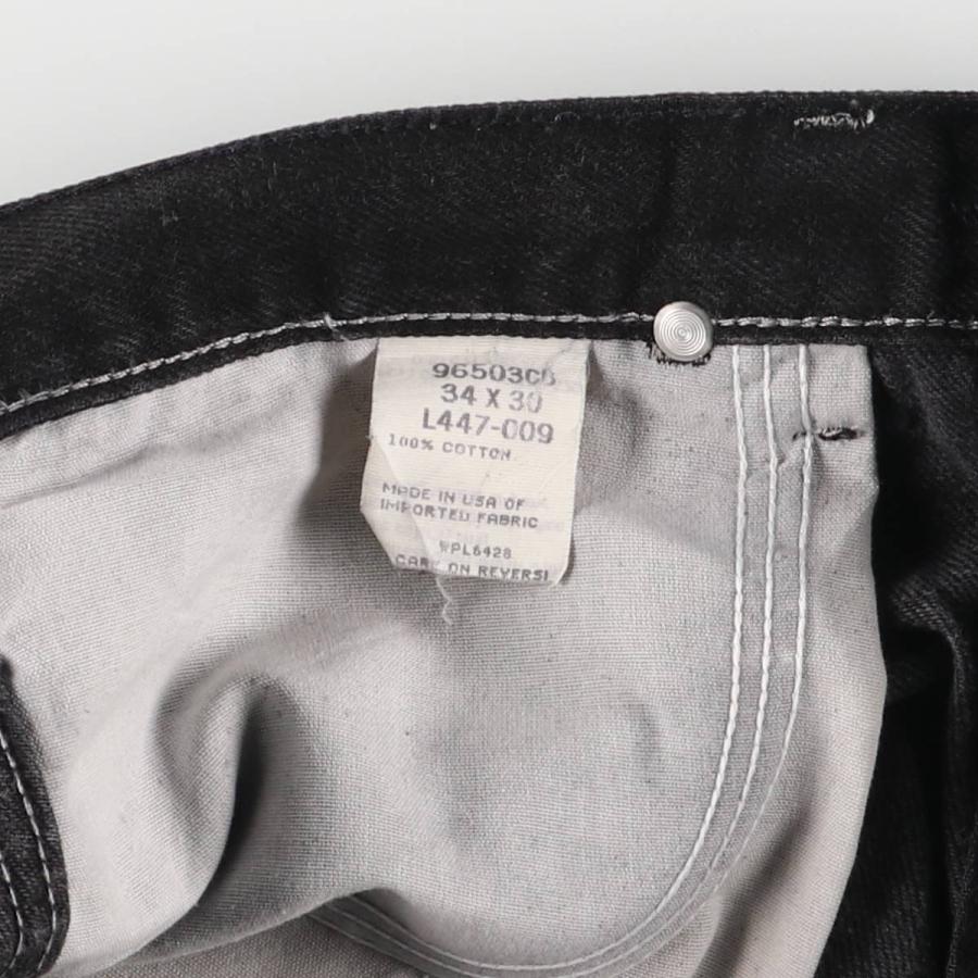 Wrangler（ラングラー） 古着 90年代 ブラックデニム ストレートデニム