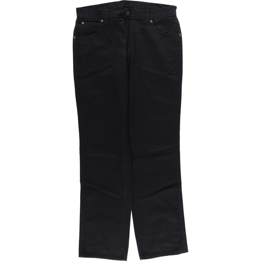 古着 ラングラー Wrangler REGULAR FIT ブラックデニム テーパードデニムパンツ メンズw34相当/eaa417256 Wrangler（ラングラー） 古着 Wrangler REGULAR FIT ブラックデニム