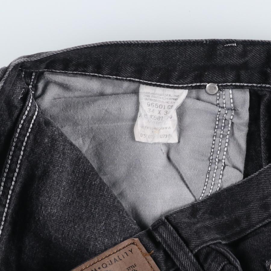 Wrangler（ラングラー） 古着 ブラックデニム テーパードデニムパンツ