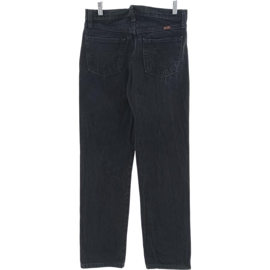 古着 ラスラー RUSTLER ブラックデニム ストレートデニムパンツ メンズw30相当/eaa417428 古着 ラスラー RUSTLER ブラックデニム ストレートデニムパンツ メンズ