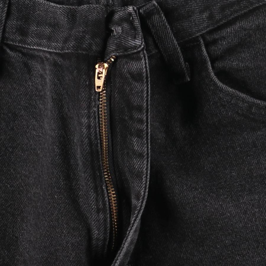 古着 ラスラー RUSTLER ブラックデニム ストレートデニムパンツ メンズ