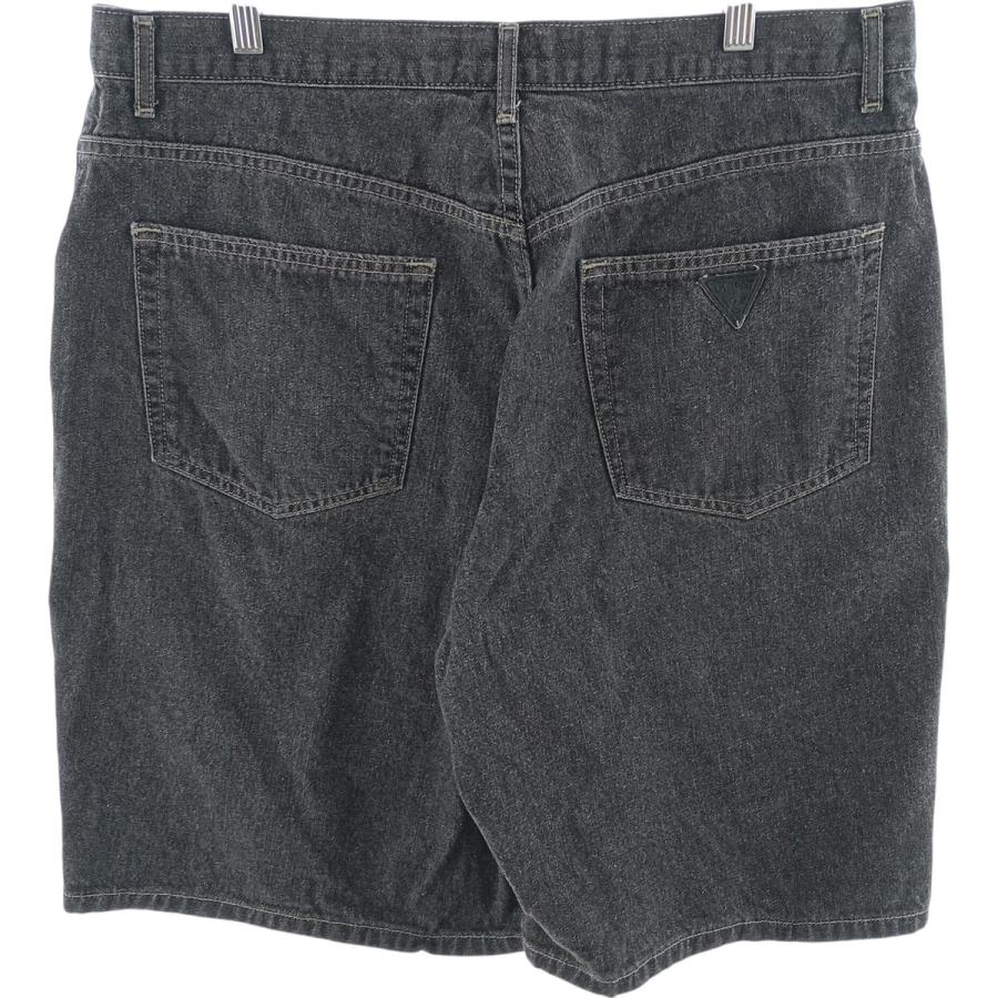 90年代 ゲス Guess jeans ブラックデニムショーツ USA製 34 GUESS 古着 90年代 ゲス Guess JEANS ブラックデニムショーツ