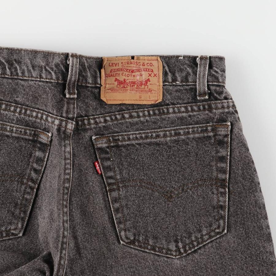 貴重モデル！LEVI'S ブラック デニム 75409-4858 Levi's(リーバイス) 90's 550 black denim pants ブラック