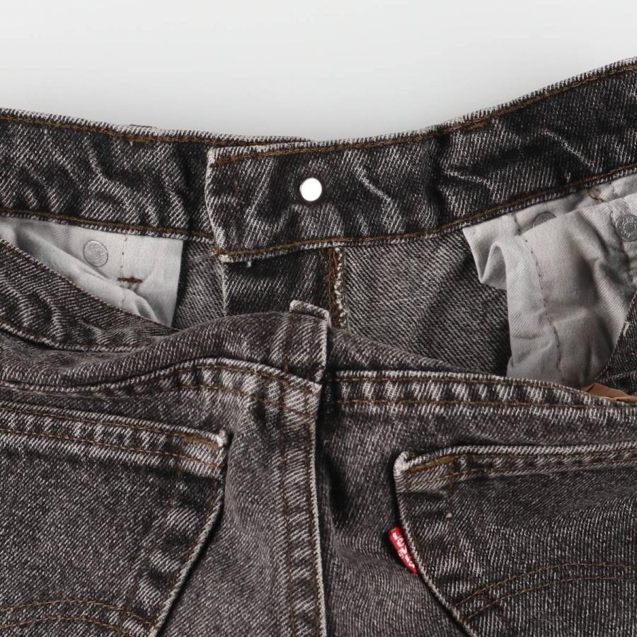 80'sビンテージ古着！アメリカ製 Levi's 75068-0555 ブラック 古着 80s USA製 Levi's 505-4159 黒タブ ブラック デニム パンツ