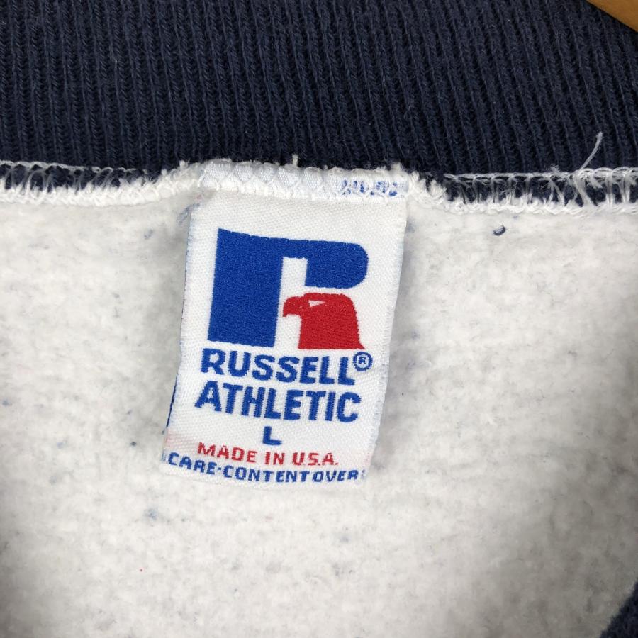 古着 90年代 ラッセル Russell 無地 ツートン ブランクスウェット
