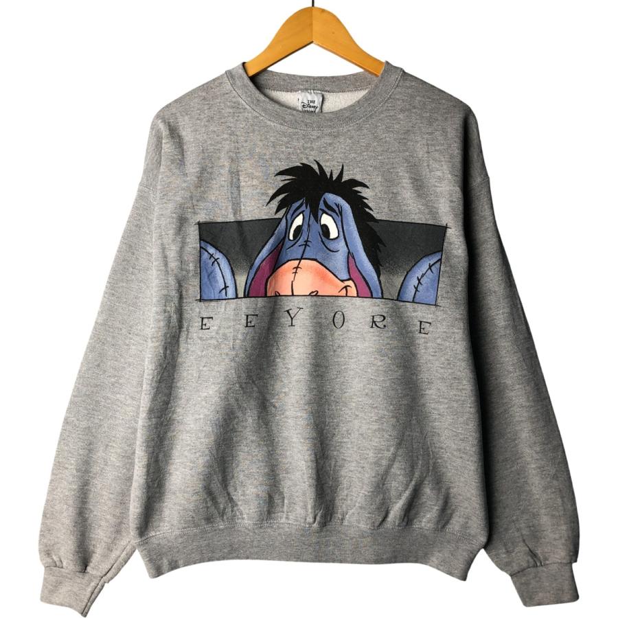 古着 90年代 DISNEY EEYORE イーヨー キャラクタースウェットシャツ 