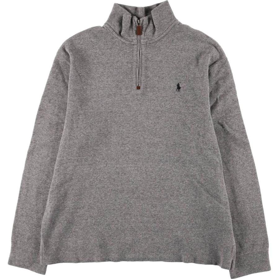 古着 ラルフローレン Ralph Lauren POLO by ハーフジップスウェット
