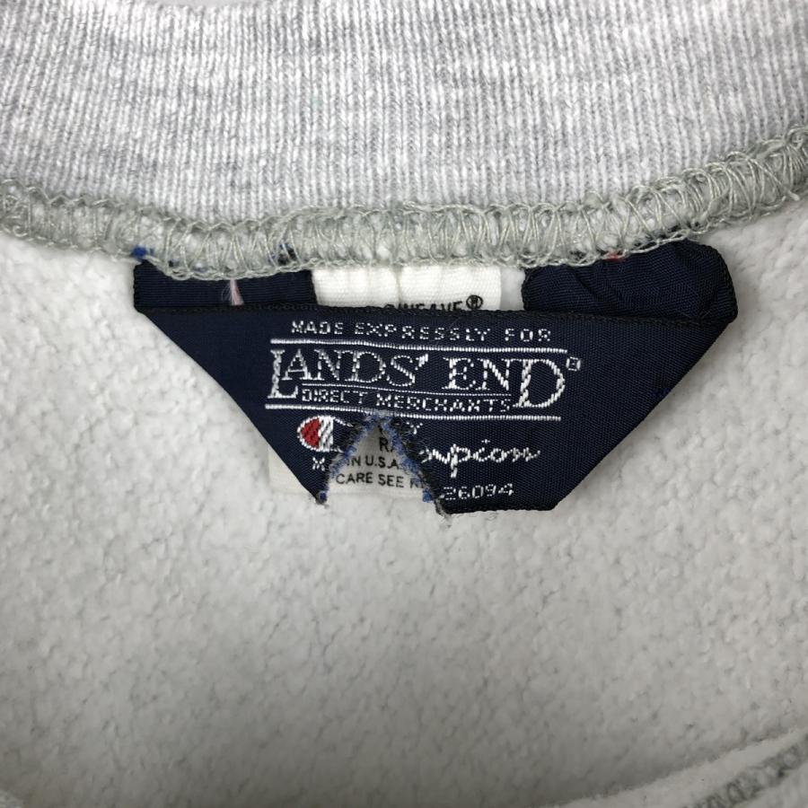 古着 80年代 ランズエンド LANDS' END Champion チャンピオン 無地 ブランクスウェットシャツ トレーナー USA製 レディースM相当 ヴィンテージ/eaa418883 古着 80年代 ランズエンド チャンピオン 無地 ブランクスウェット