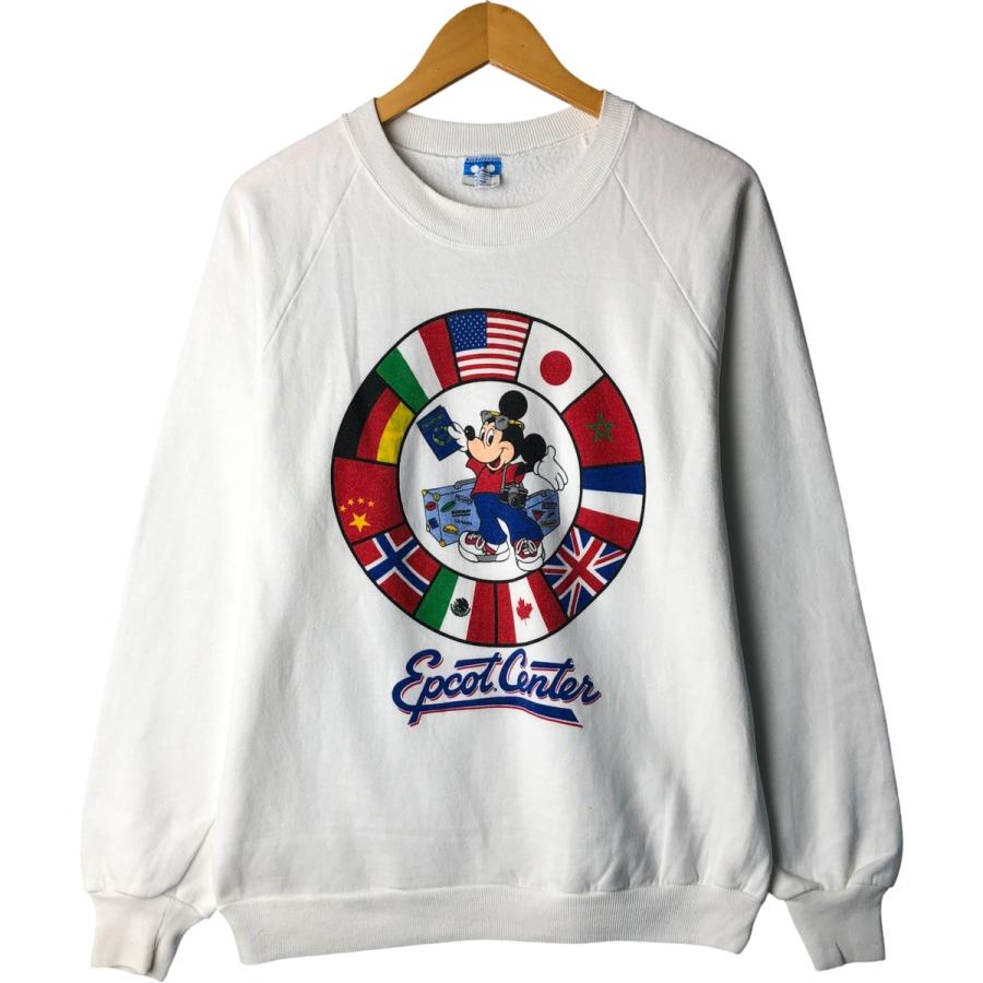 古着 80年代 タルテックス TULTEX MICKEY MOUSE ミッキーマウス キャラクタースウェットシャツ トレーナー USA製 レディースL相当 ヴィンテージ/eaa621193 古着 80年代 タルテックス TULTEX MICKEY MOUSE ミッキーマウス