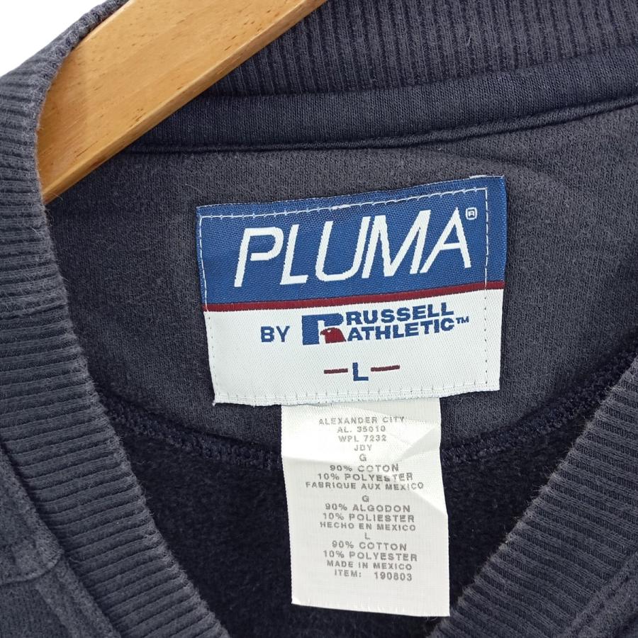 古着 90年代 ラッセル Russell PLUMA 無地 ブランクスウェットシャツ