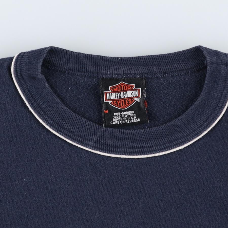 古着 00年代 ハーレーダビッドソン Harley-Davidson アドバタイジング スウェットシャツ トレーナー USA製 レディースM相当/eaa419136 古着 00年代 ハーレーダビッドソン Harley-Davidson アドバタイジング