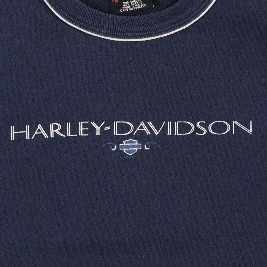 古着 00年代 ハーレーダビッドソン Harley-Davidson アドバタイジング スウェットシャツ トレーナー USA製 レディースM相当/eaa419136 Harley Davidson - 古着 00年代 ハーレーダビッドソン Harley-Davidson