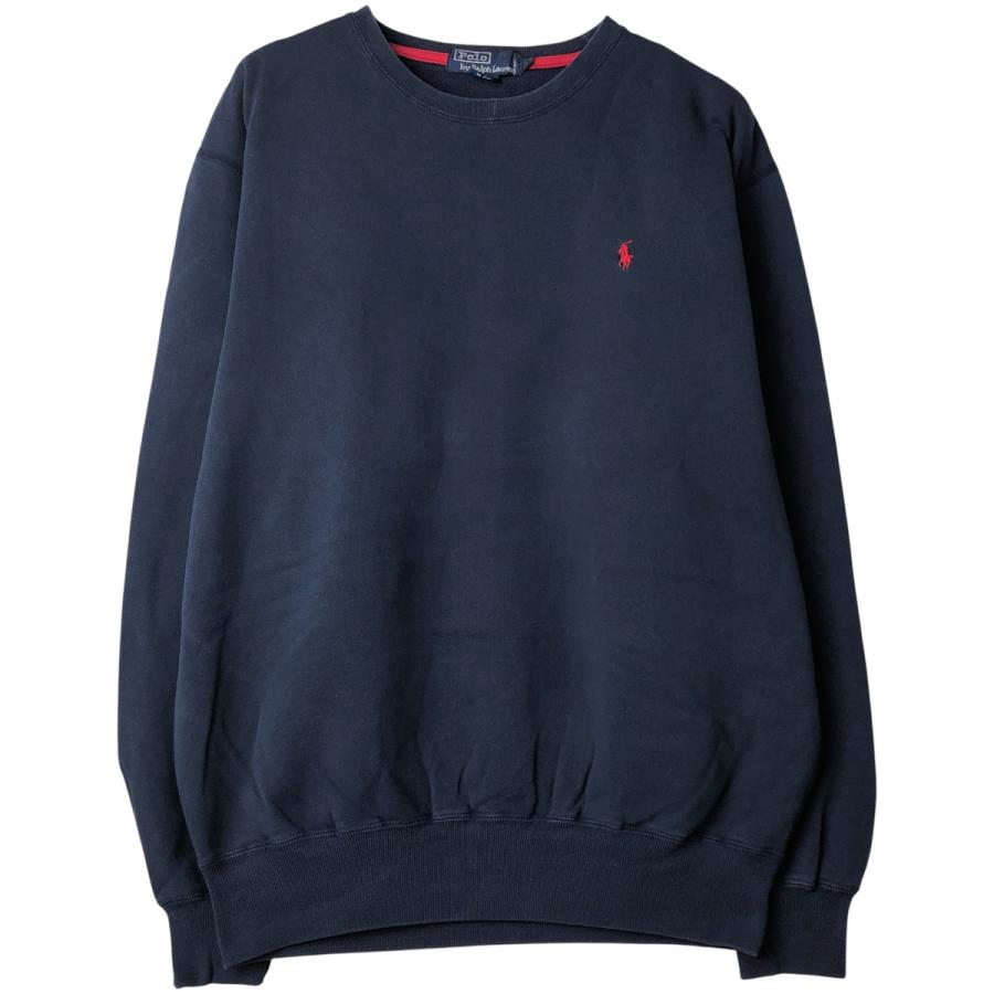 古着 ラルフローレン Ralph Lauren POLO by Ralph Lauren ワンポイントロゴスウェットシャツ トレーナー メンズXL相当/eaa598833 古着 ラルフローレン Ralph Lauren POLO by ワンポイントロゴ
