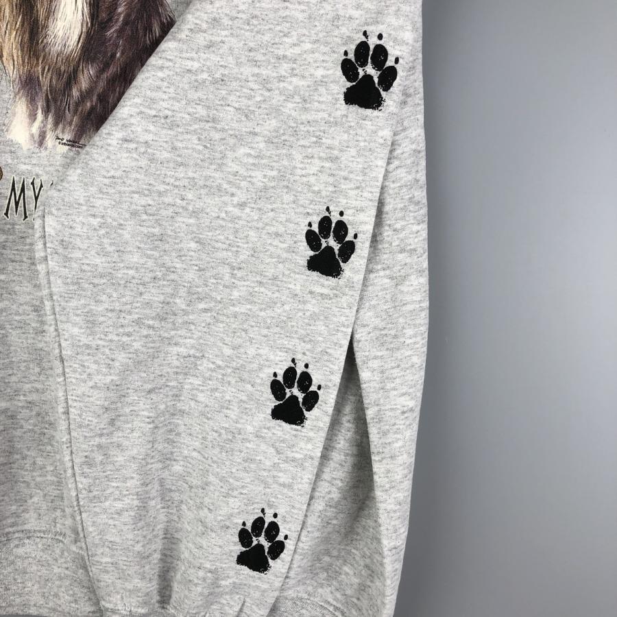 古着 70年代 SCHNAUZER シュナウザー 犬柄 アニマル スウェットシャツ トレーナー レディースS相当 ヴィンテージ/eaa606232 古着 70年代 SCHNAUZER シュナウザー 犬柄 アニマル スウェットシャツ