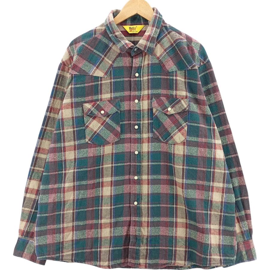 【花柄】古着 ヴィンテージ 長袖 シャツジャケット アメリカ製 ユニセックス 70s 70年代 キャンパス アメリカ製 長袖 総柄 黄色 ベージュ