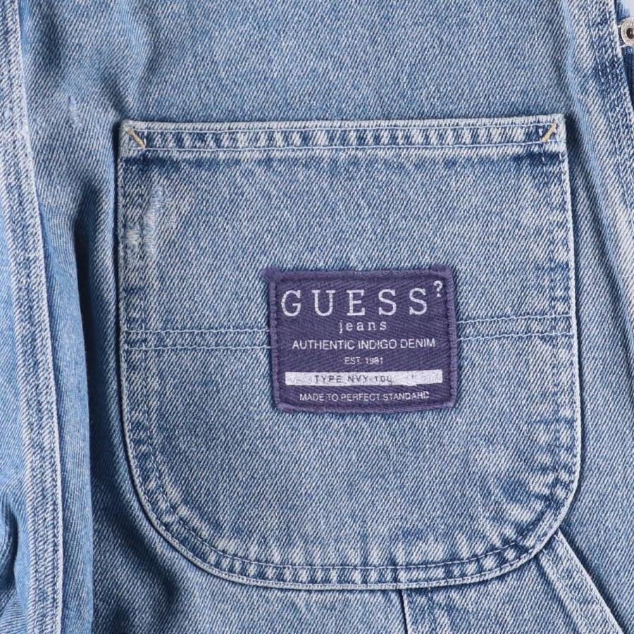 古着 90年代 ゲス Guess JEANS デニムペインターパンツ メンズw33相当 ヴィンテージ /eaa419626 【ss2601_30】