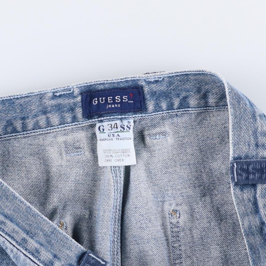 古着 90年代 ゲス Guess JEANS デニムペインターパンツ メンズw33相当 ヴィンテージ /eaa419626 【ss2601_30】