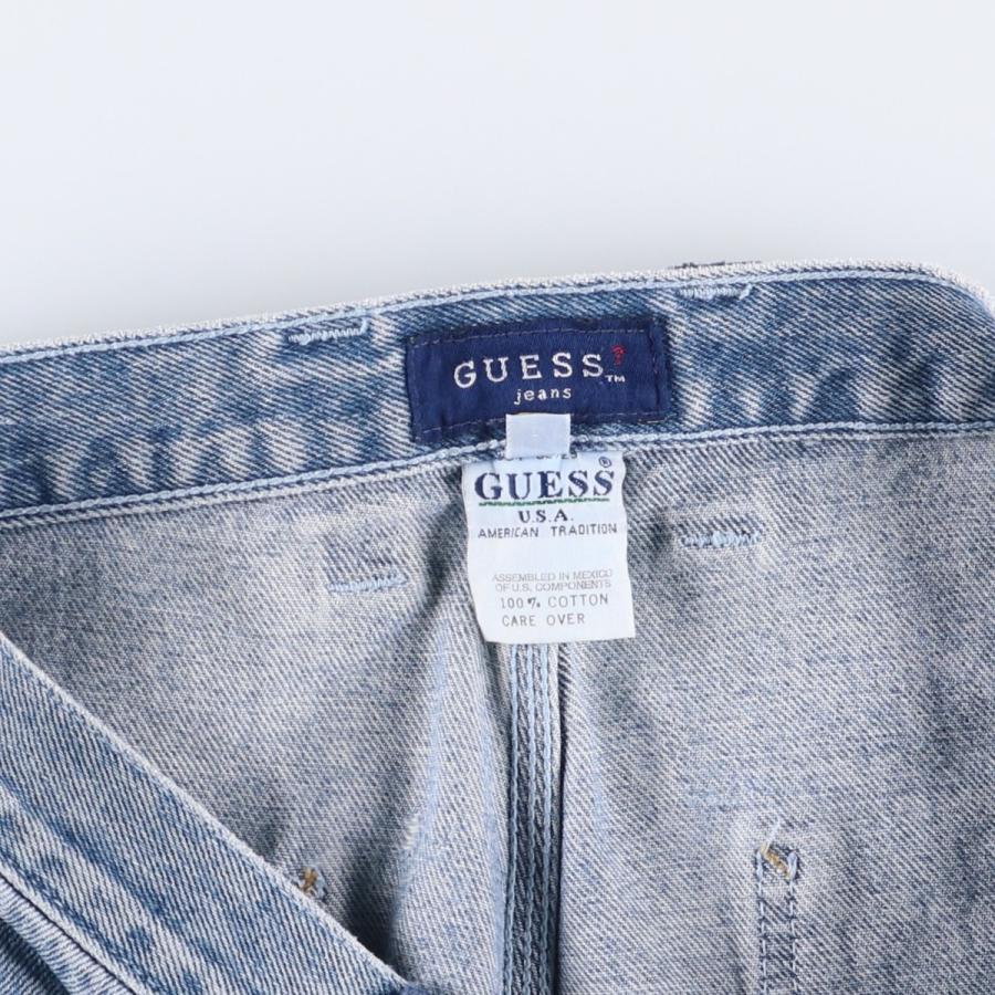 古着 90年代 ゲス Guess JEANS デニムペインターパンツ メンズw33相当 ヴィンテージ /eaa419626 【ss2601_30】