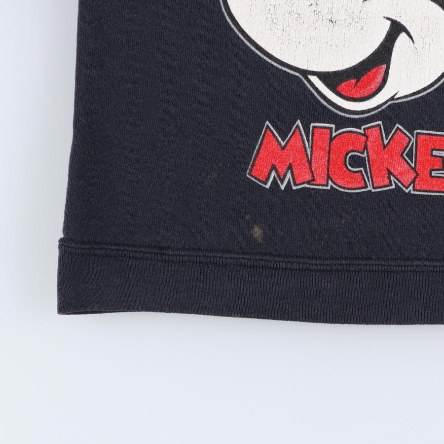 古着 90年代 MICKEY UNLIMITED MINNIE MOUSE ミニーマウス クロップド丈 キャラクタースウェットシャツ トレーナー USA製 レディースS相当 ヴィンテージ/eaa419931 古着 90年代 MICKEY UNLIMITED MINNIE MOUSE ミニーマウス クロップド