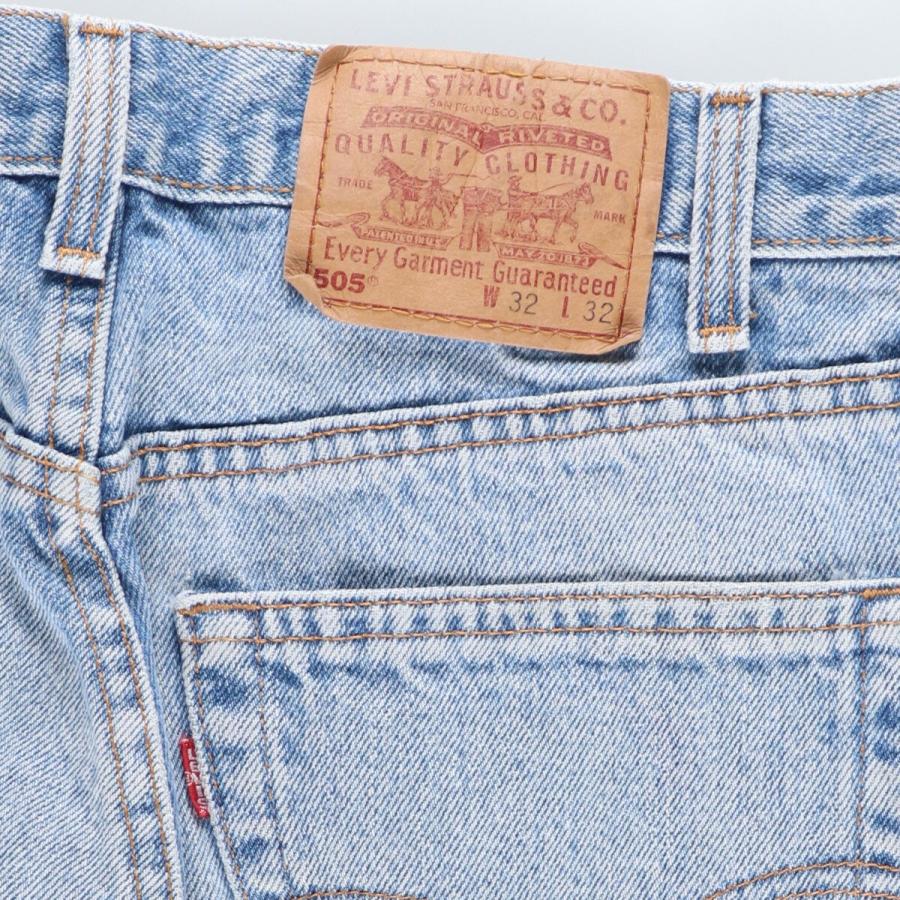 古着 90年代 リーバイス Levi's 505 REGULAR FIT STRAIGHT LEG テーパードデニムパンツ USA製 メンズw30 ヴィンテージ /eaa421538｜jamtrading1｜03