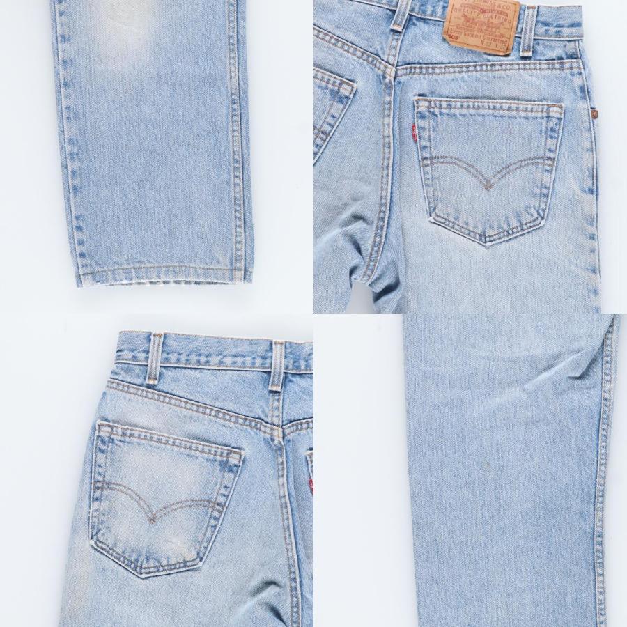 古着 90年代 リーバイス Levi's 505 REGULAR FIT STRAIGHT LEG テーパードデニムパンツ USA製 メンズw30 ヴィンテージ /eaa421538｜jamtrading1｜09