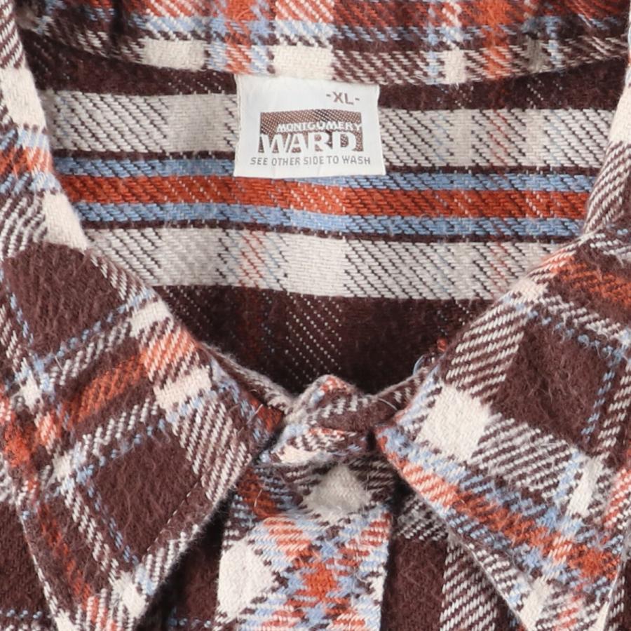 古着 70年代 モンゴメリーワード Montgomery Ward 長袖 ヘビーネル