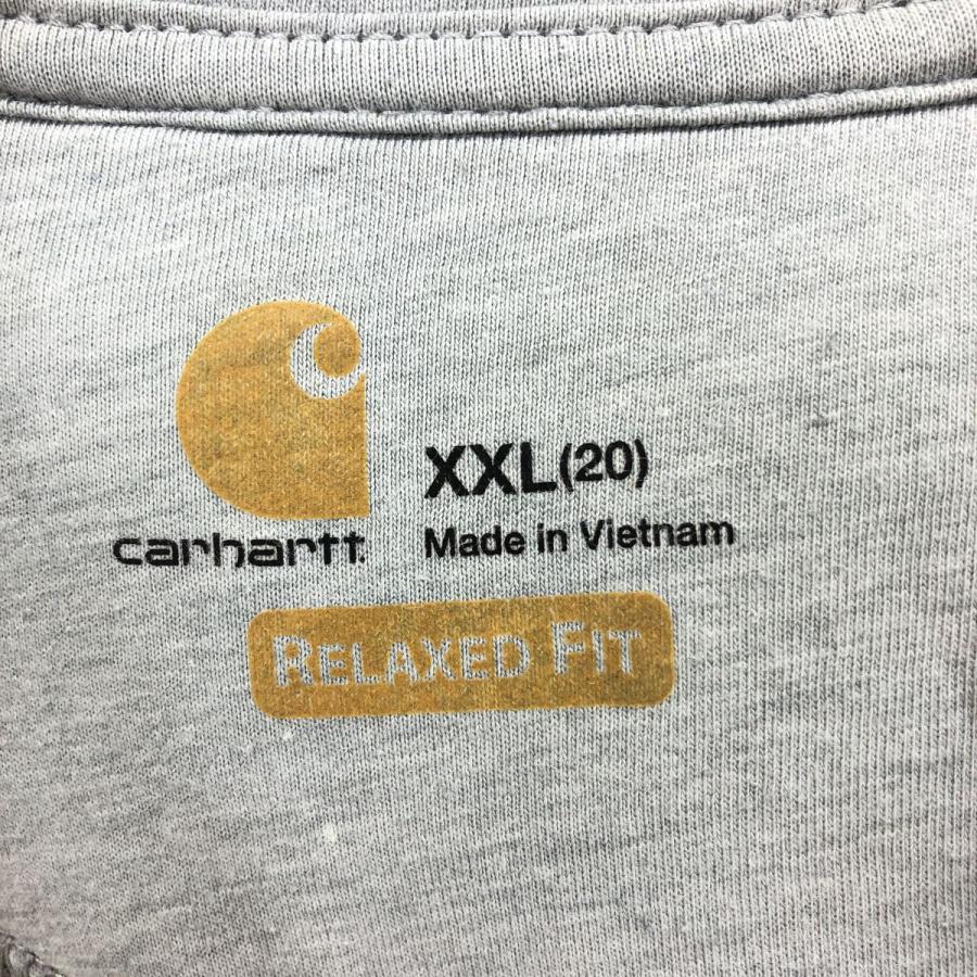 古着 カーハート Carhartt RELAXED FIT スウェットハーフジップパーカー メンズXXL /eaa422066｜jamtrading1｜03