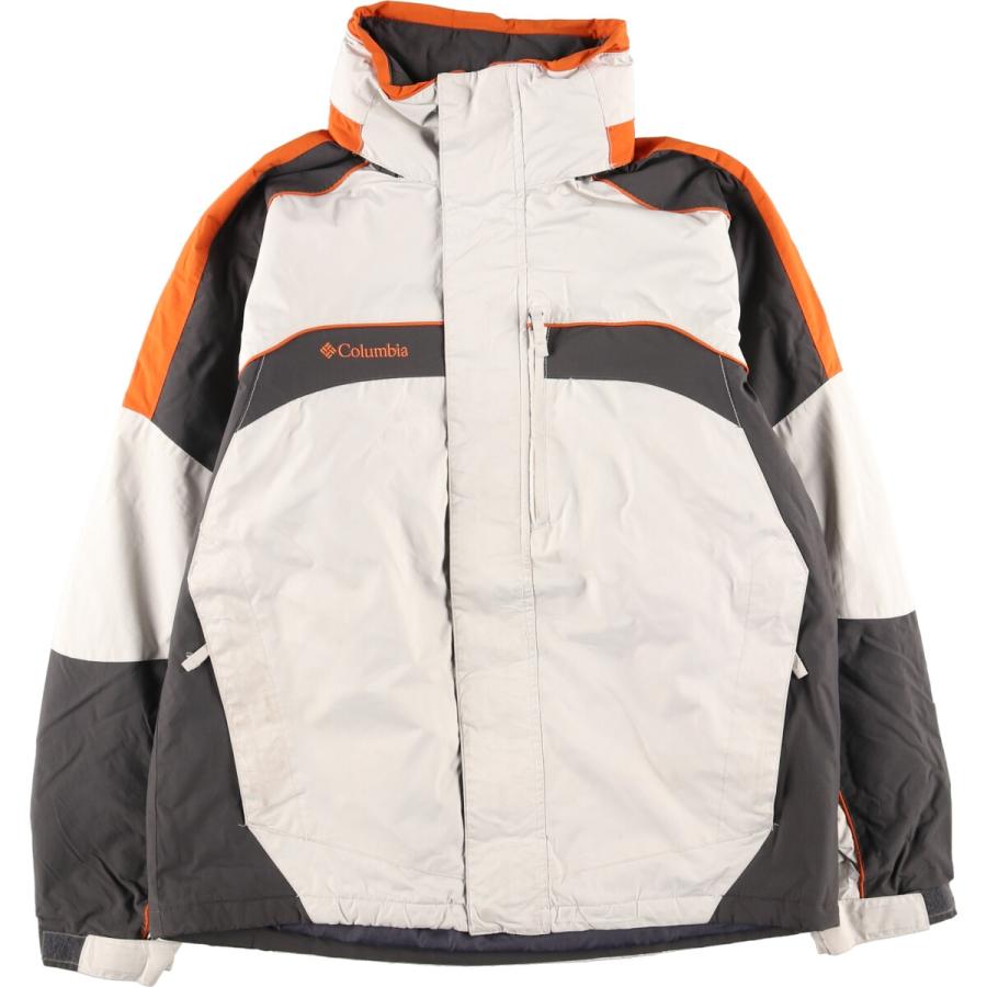 わ*ー様 00s Columbia シェルジャケット マウンテンパーカー チェッ Columbia（コロンビア） 古着 00年代 中綿マウンテンジャケット シェル