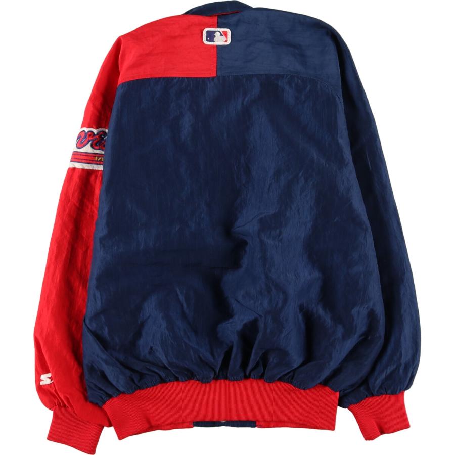 スターター社　STARTER ベースボールジャケット アトランタブレーブス STARTER 古着 90年代 スターター Starter MLB ATLANTA BRAVES