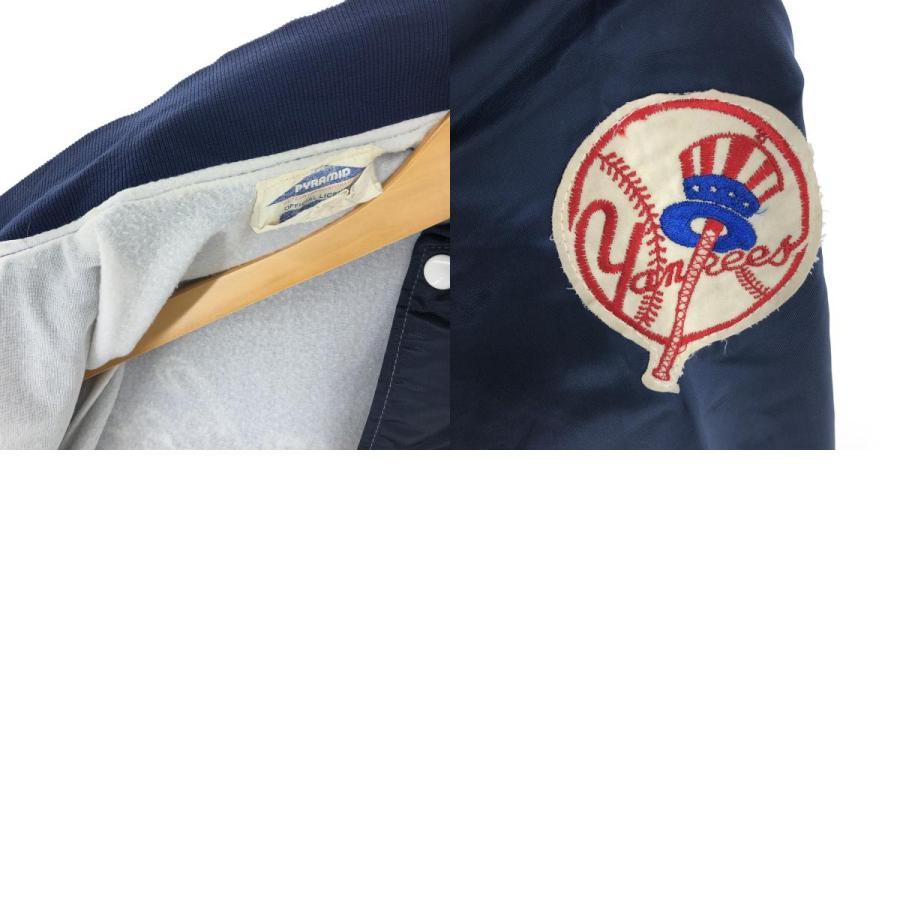 古着 80年代 MLB ニューヨークヤンキース ナイロンスタジャン アワード