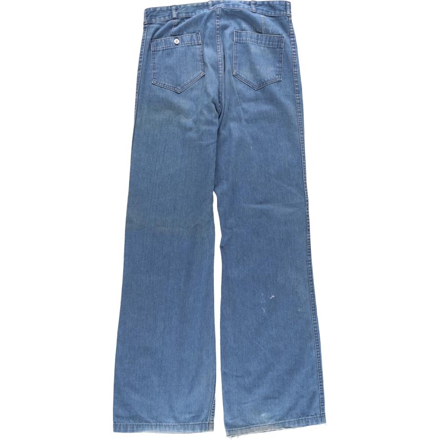 古着 70年代 米軍実品 U.S.NAVY SEAFARER ミリタリー デニムセーラー