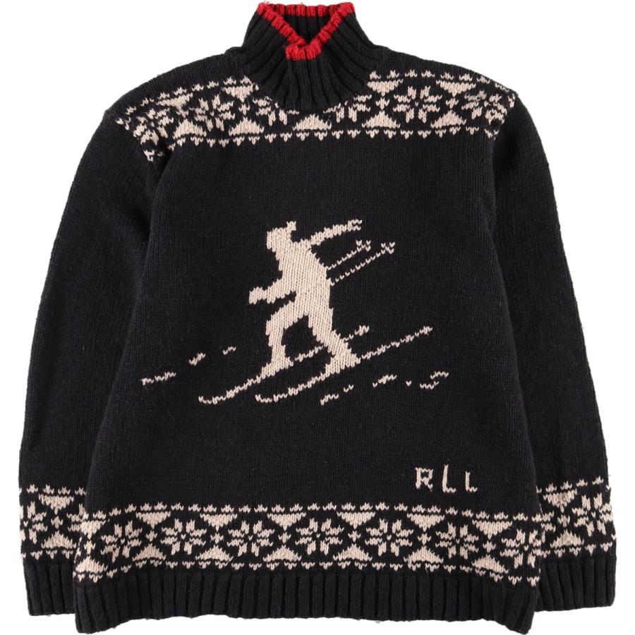 古着 00年代 ラルフローレン ローレン HAND KNIT ハンドニット