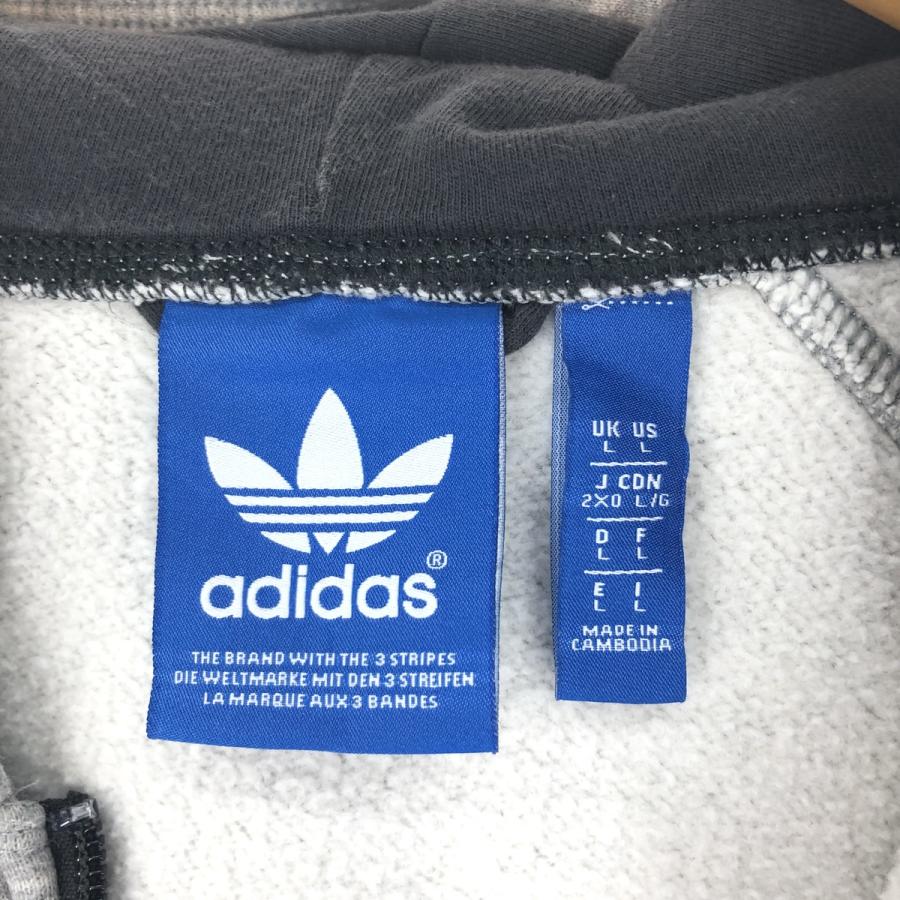 古着 アディダス adidas ORIGINALS オリジナルス スウェットフルジップパーカー メンズL /eaa424850｜jamtrading1｜03