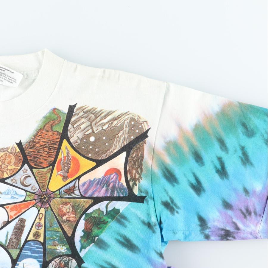 90s LIQUID BLUE EAGLEリキッドブルー Tシャツ Liquid Blue Vintage Eagle All Over Print Short Sleeve T