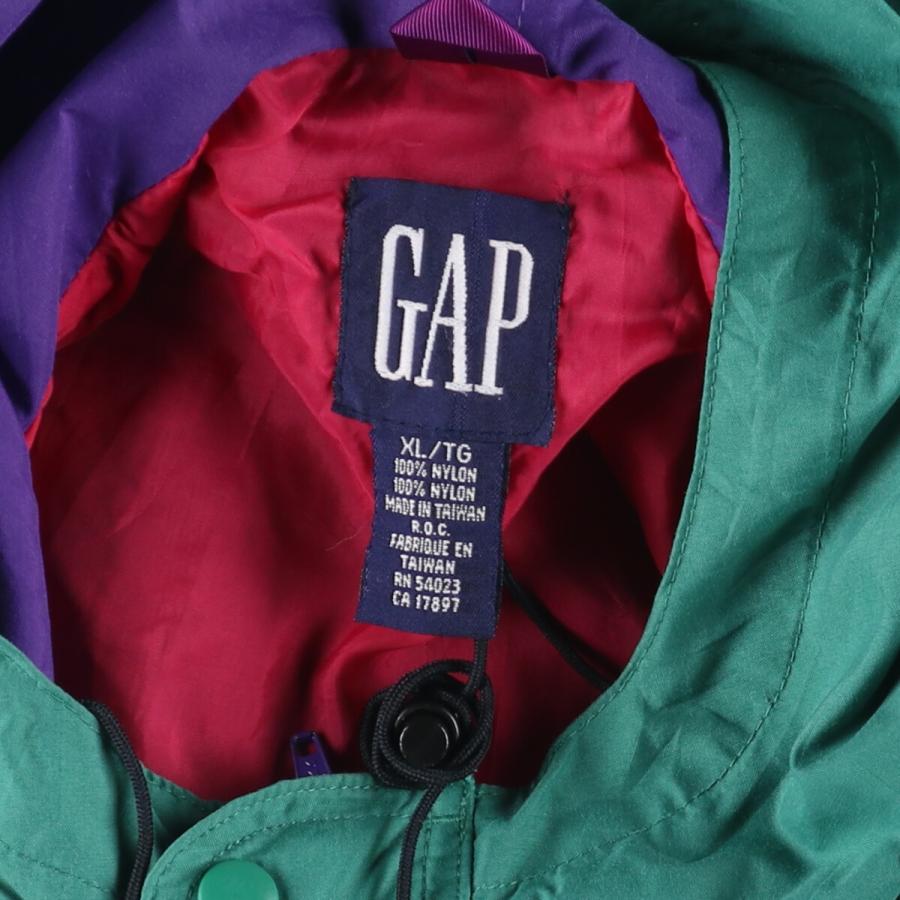 古着 90年代 ギャップ GAP オールドギャップ アノラックパーカー メンズXL ヴィンテージ /eaa425821｜jamtrading1｜03