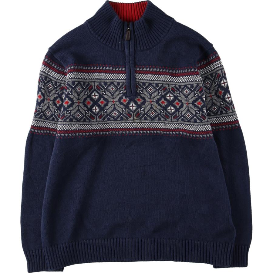 USA製 LLBean　エルエルビーン　コットンニット　ノルディック柄 L.L.Bean（エルエルビーン） 古着 ノルディック柄 コットンニット