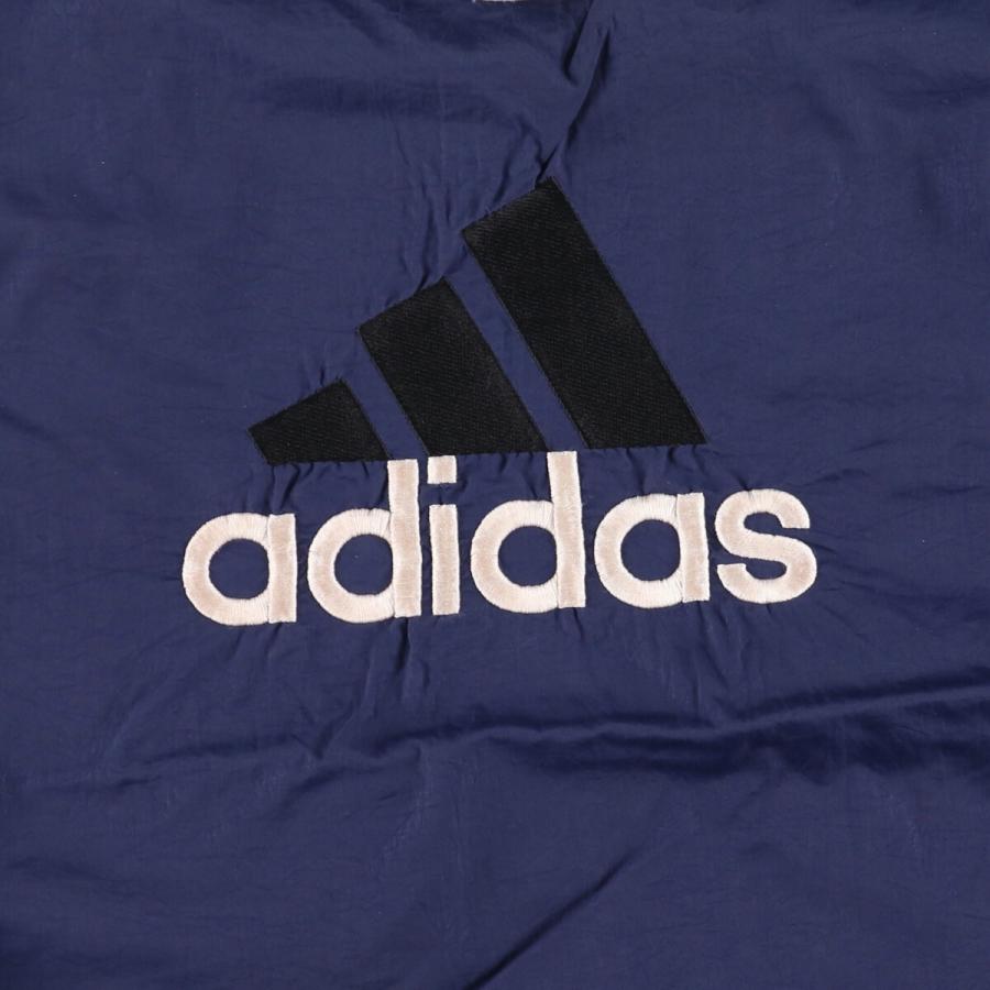 adidas 古着 90年代 アディダス Vネック ナイロンプルオーバー