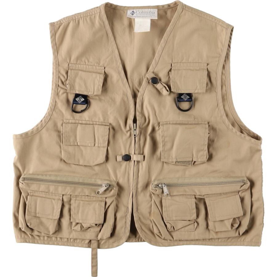 Columbia 古着 90年代 コロンビア PFG フィッシングベスト