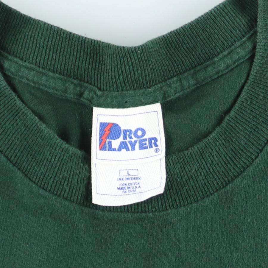 古着 90年代 PRO PLAYER NFL GREEN BAY PACKERS グリーンベイパッカーズ 大判プリント プリントTシャツ USA製 メンズL  ヴィンテージ /eaa427918｜jamtrading1｜03