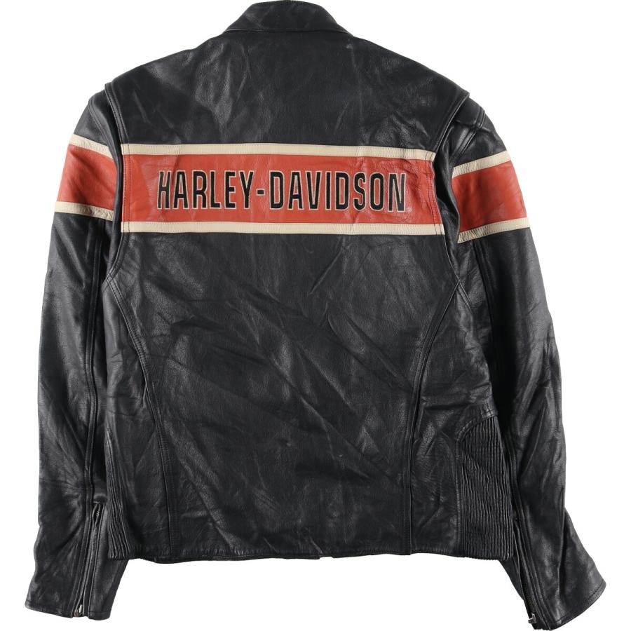 古着 ハーレーダビッドソン Harley-Davidson シングルライダースジャケット メンズL /eaa428115｜jamtrading1｜02