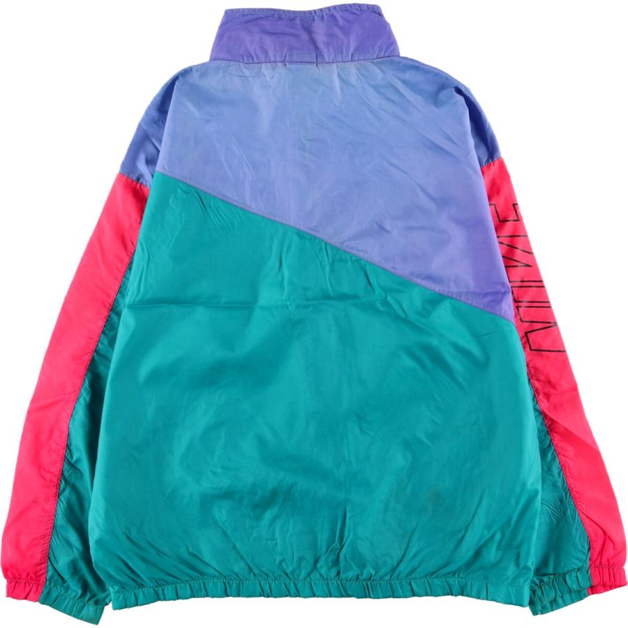 NIKEナイキ　ジャケット 風車タグ　USA製 銀タグ ヴィンテージ 90's 90's NIKE Nylon Jacket SIZE L 90年代 風車ナイキ ナイロンジャケット