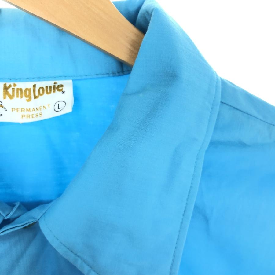 King Louie（キングルイ） 古着 60~70年代 ボウリングシャツ メンズL