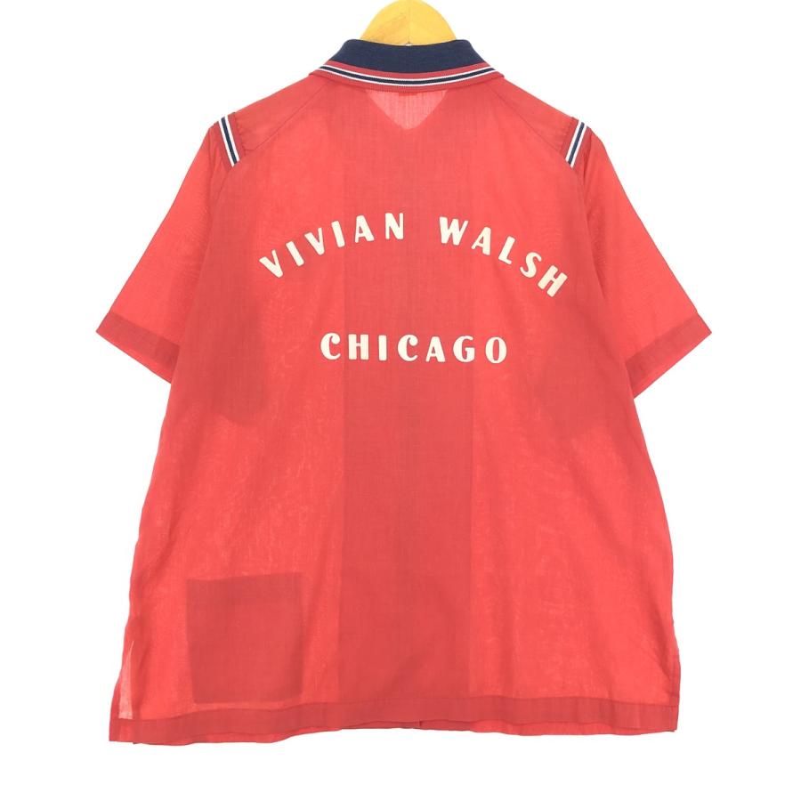 古着 70年代 ヒルトン HILTON ボウリングシャツ メンズL